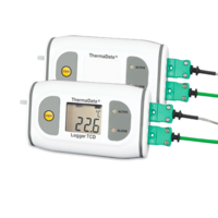 Data logger para altas temperaturas ThermaData con sonda termopar tipo K