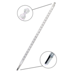 Quecksilberthermometer mit Opalskala von -10 bis 200ºC