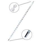 Quecksilberthermometer mit Opalskala 0 bis 360ºC
