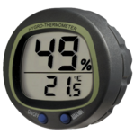 Thermo-Hygrometer zur Anbringung an Montageplatte