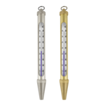 Glasthermometer mit Messinghülse