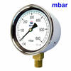Druckmanometer M0402 für Niederdruck mit Verzinktem Stahlgehäuse