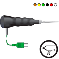 Termopar tipo k resistente e impermeble para penetración de venta en Gesa