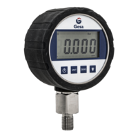 Manómetro digital MD906 de alta precisión con protector de goma