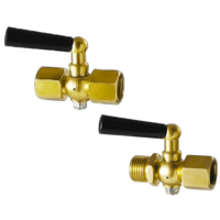 Ball valve for pressure gauges PN 25