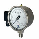 Pressure gauges with case in stainless steel M0306 