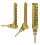 Thermometer v-shaped in aluminum C0101 