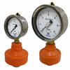 M0304S121 Pressure gauge with polypropylene diaphragm separator