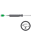 Termopar tipo k sonda para superficies con sensor de muelle, de venta en Gesa