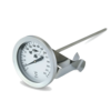 Frying thermometer with clip holder