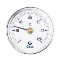 Termómetro bimetálico para tuberias