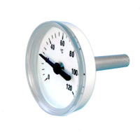 Thermomètre bimétallique D04 avec boîtier en ABS