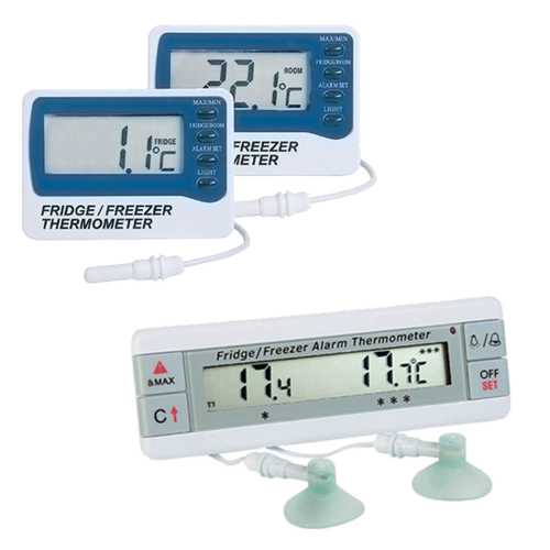 Termómetro digital para cámaras frigoríficas máxima y mínima 