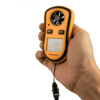Anemómetro termómetro portátil para montaña, navegación, surf, cometa, parapente