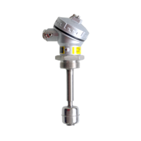 Interruptor de nivel de flotador Ø30 mm con cabezal y conexión roscada