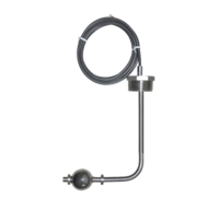 Sensor de nivel Acodado - Interruptor de flotador de Ø52 mm con cable y conexión