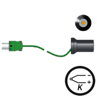 Termopar tipo k sonda magnética para superficies