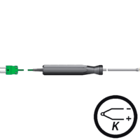 Termopar tipo k sonda para superficies con sensor de muelle, de venta en Gesa